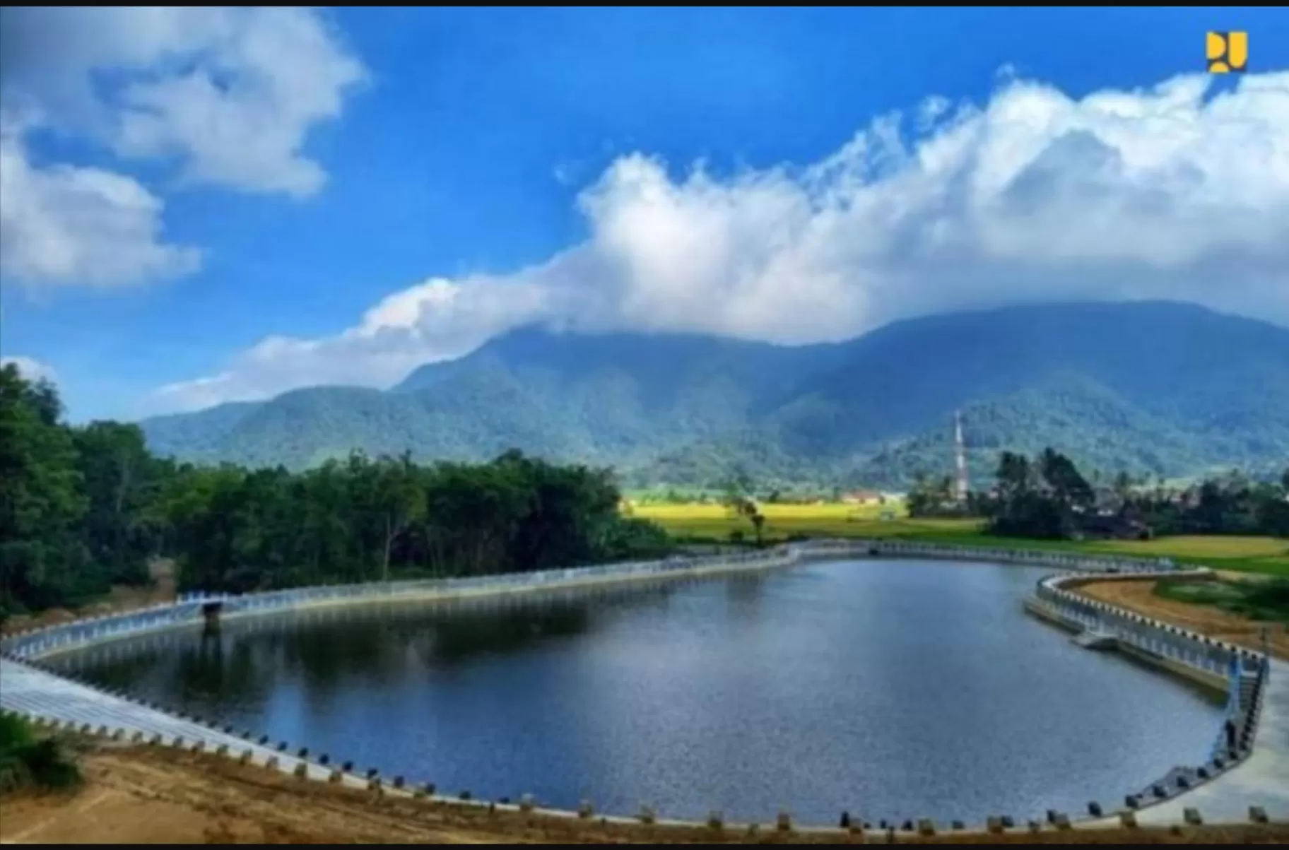 Selesai Dibangun Tahun 2023, Embung di Sumatera Barat Ini Tidak Hanya Dijadikan Sebagai Pasokan Air Tapi Juga Menjadi Tempat Wisata Baru, Namanya...