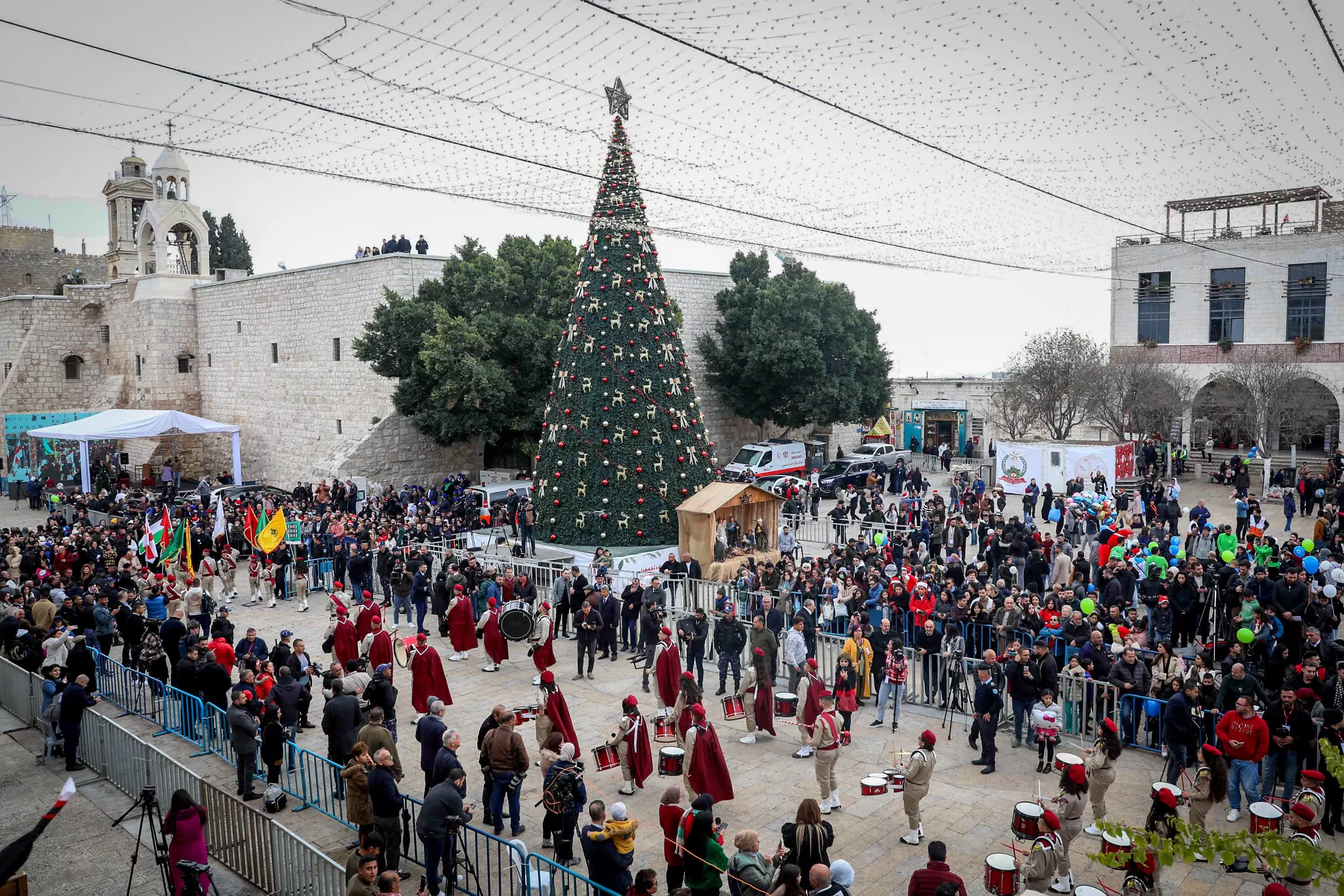 Solidaritas untuk Gaza, Natal di Bethlehem Dirayakan dengan Sederhana Tanpa Hiasan