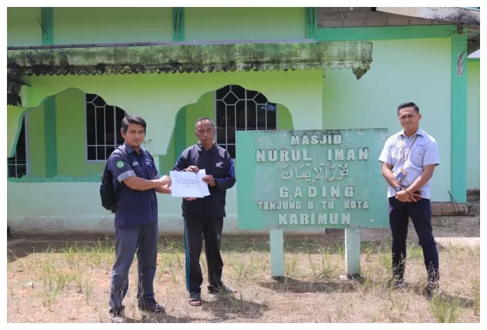 Tingkatkan Kenyamanan Masyarakat Beribadah, PT Timah Tbk Bantu Pembangunan Masjid dan Mushola di Kabupaten Karimun