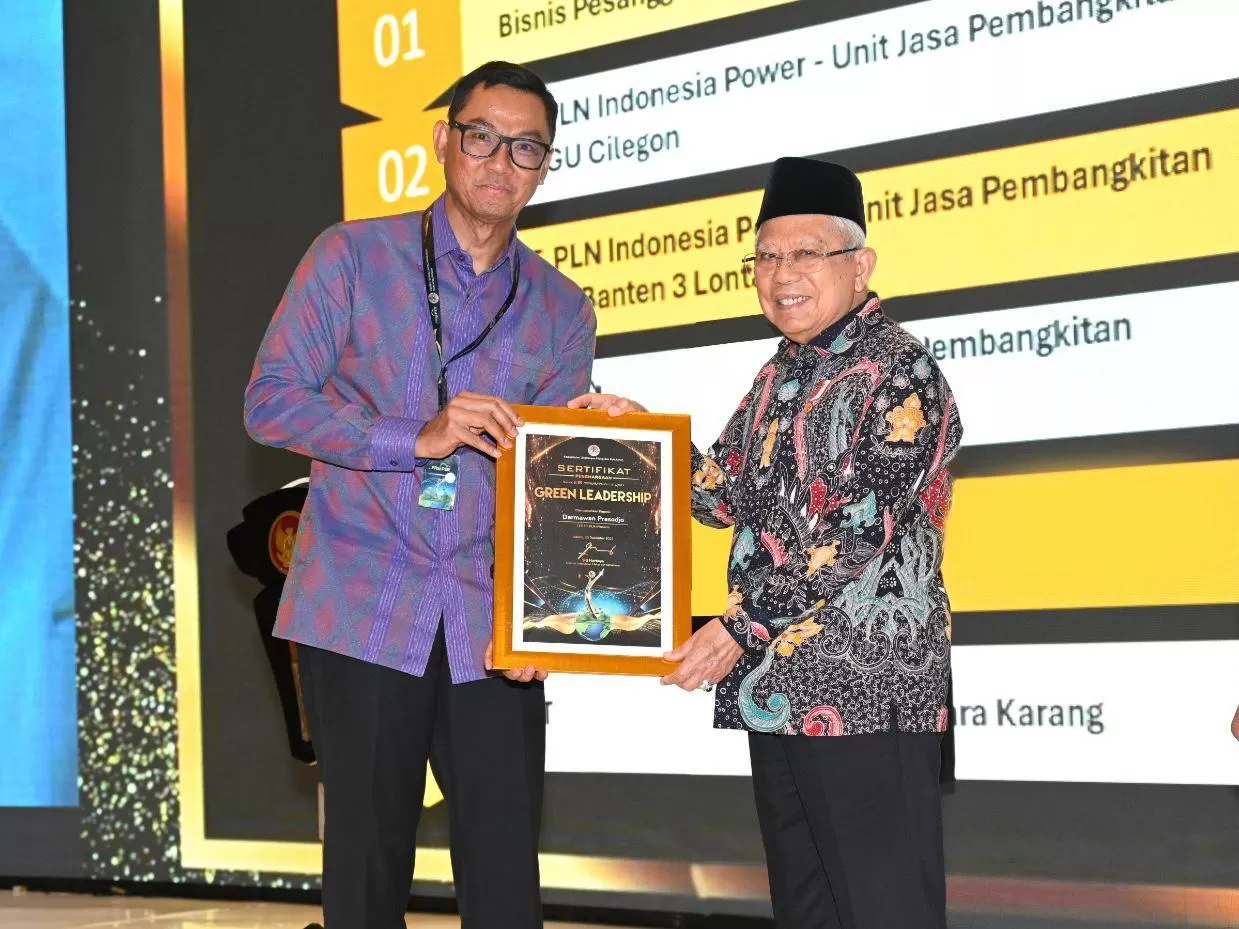 Lagi Darmawan Prasodjo Raih Green Leadership Utama Award, PLN-Nya Pecah Rekor Borong 20 Proper Emas KLHK 2023