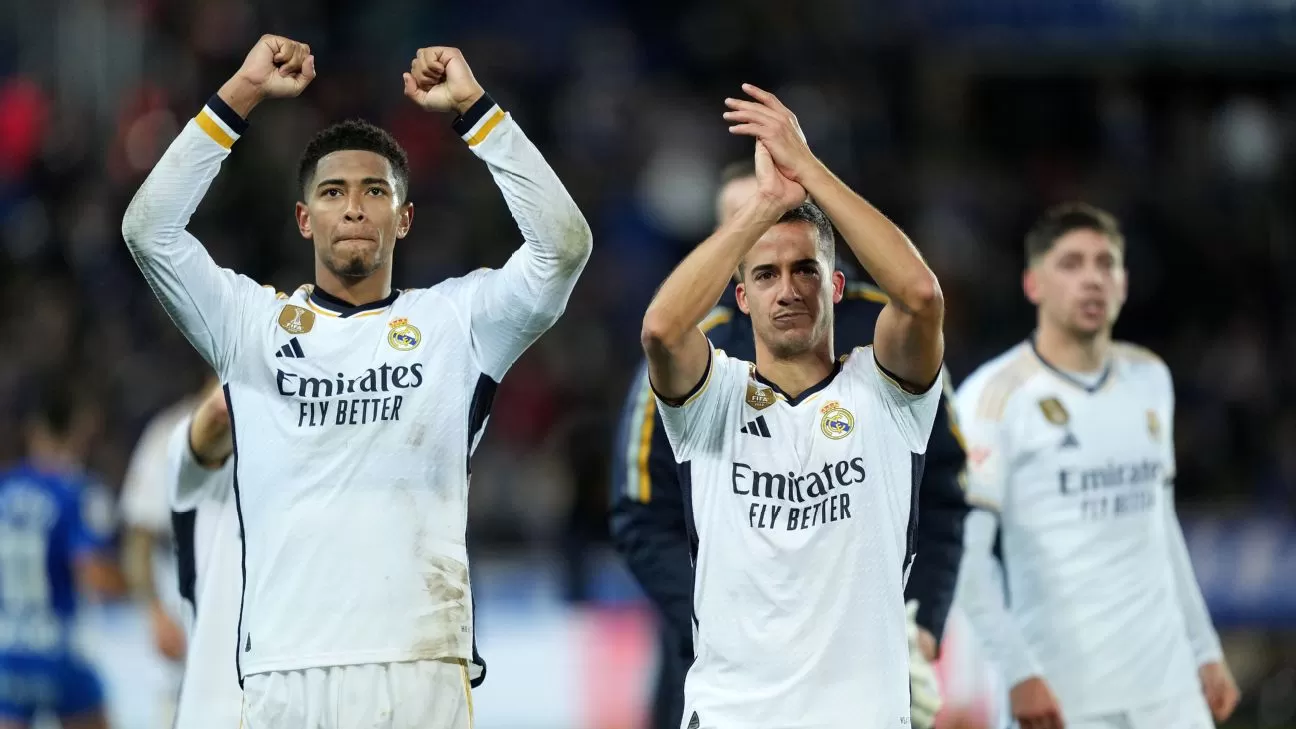 Dengan 10 Pemain, Real Madrid Kembali ke Puncak La Liga