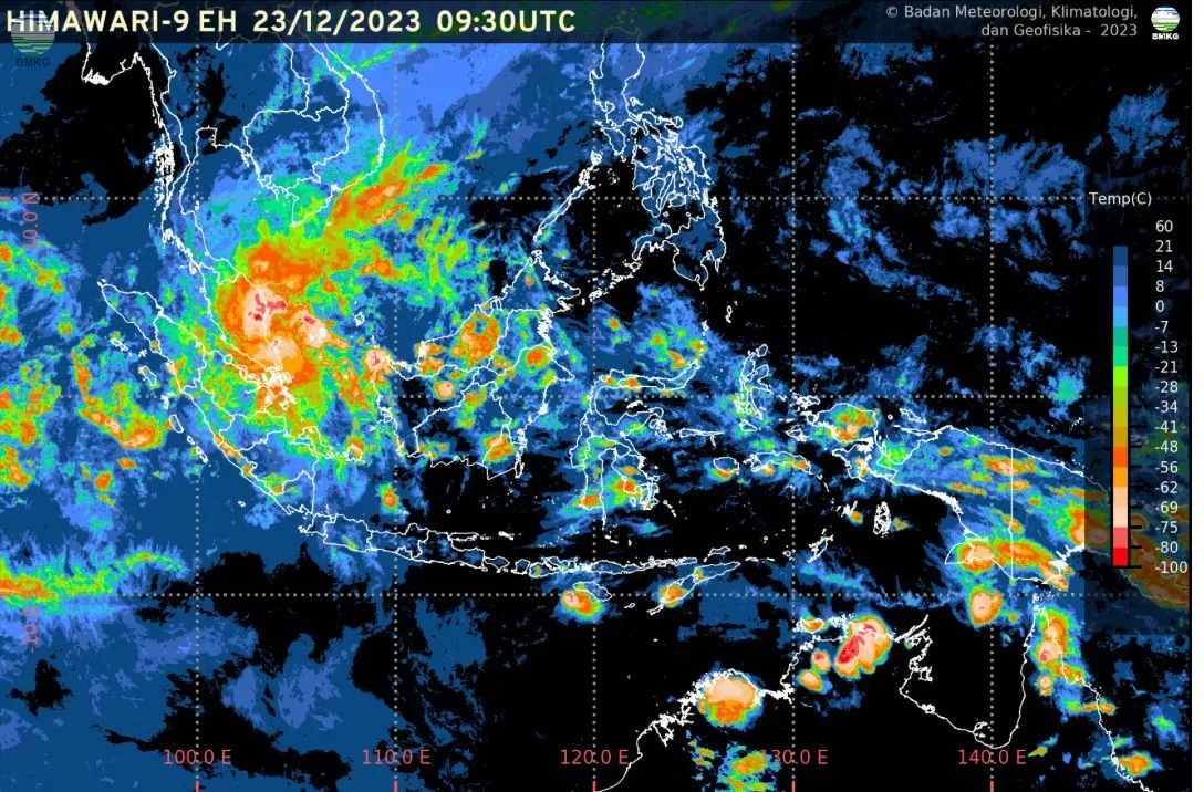 Waspada! Hujan Lebat dan Suhu Panas Berpotensi Terjadi di Sebagian Wilayah Indonesia Saat Libur Nataru