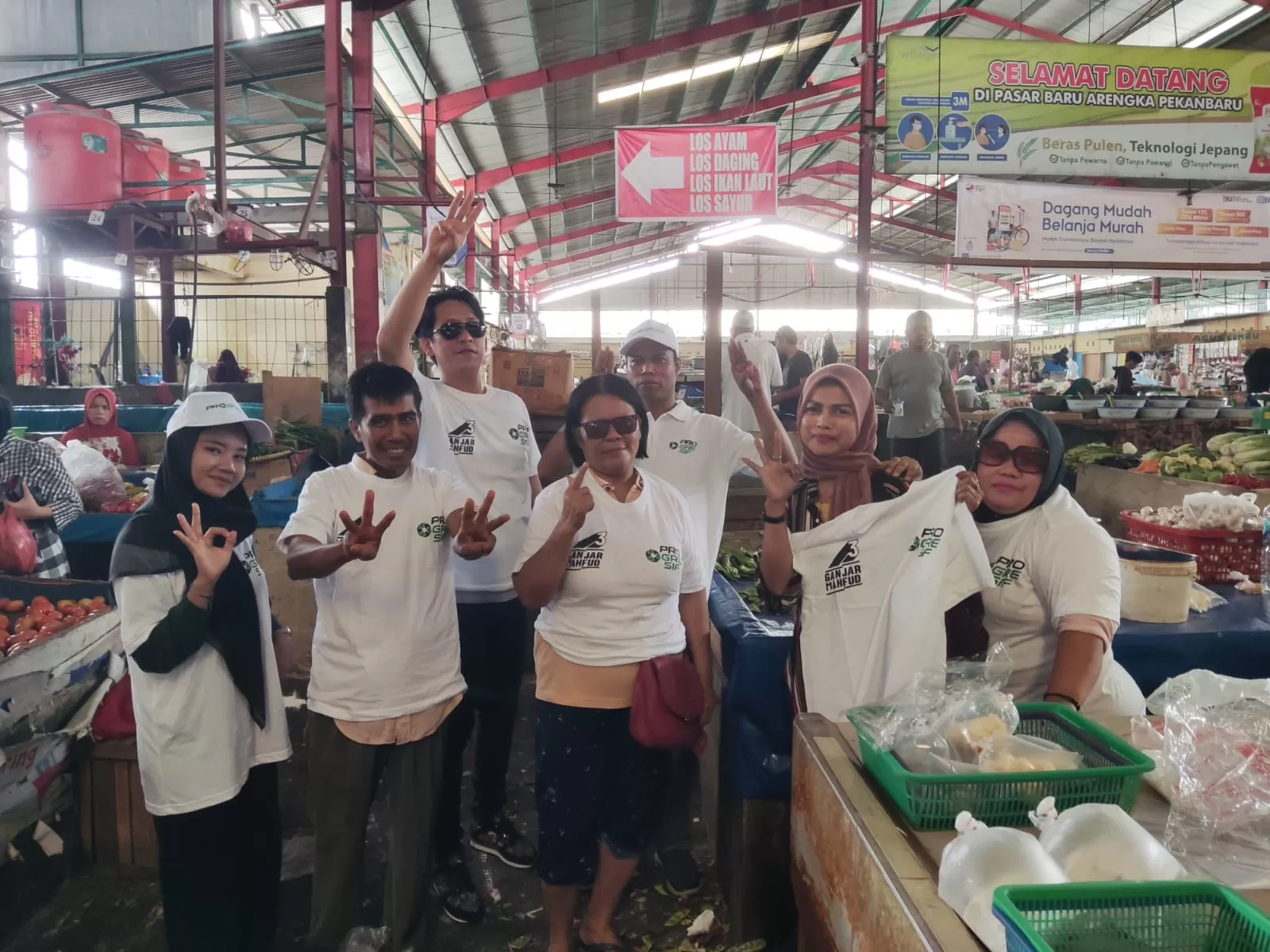 Aksi Pasar Progresif Riau: Pantau Harga Sembako Mahal, Besok Dijual Murah