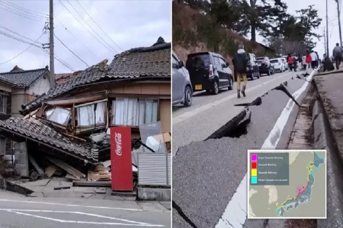 Pemerintah Jepang Keluarkan  Peringatan Tsunami Pasca Terjadi Gempa 7,6 Magnitudo, Warga Diminta Waspada Gelombang Setinggi 5 Meter