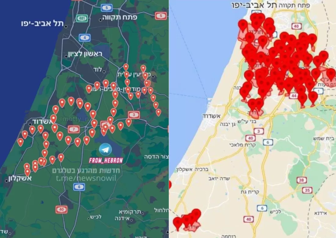 Kado Tahun Baru Buat Israel dari Hamas, Roket Al Qassam Meledak di Tel Aviv