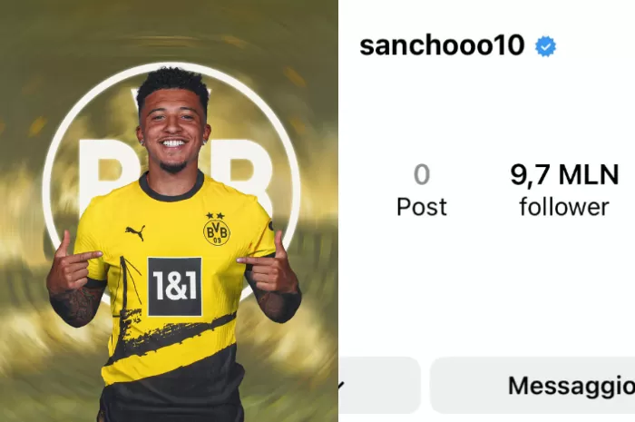 Pulang ke Dortmund, Jadon Sancho Bagikan Kebahagiannya di Media Sosial Usai Sengsara di Manchester United