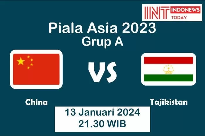 Jelang Duel Grup A Piala Asia 2023 antara China vs Tajikistan, Berikut Prediksi Skor dan Susunan Pemainnya