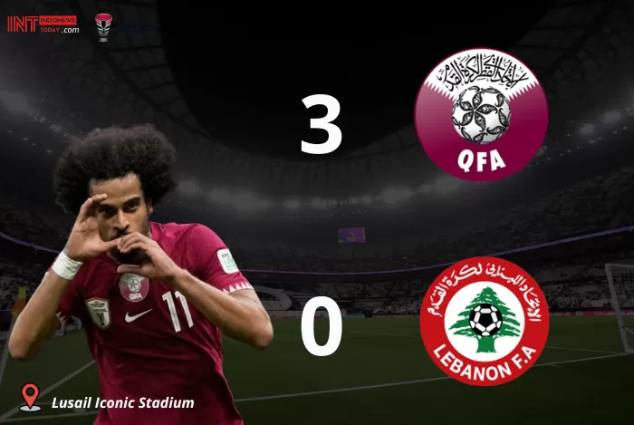 Hasil Piala Asia 2023 Grup A: Qatar Bungkam Lebanon 3-0 di Laga Pembuka, Akram Afif Cetak Brace