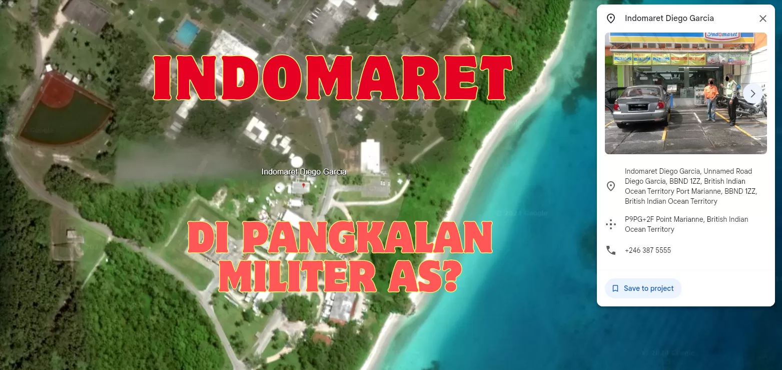 Heboh, Ada Indomaret di Pangkalan Militer Diego Garcia! Kok Bisa? Ini 5 Fakta Menarik tentang Pulau Rahasia Tersebut