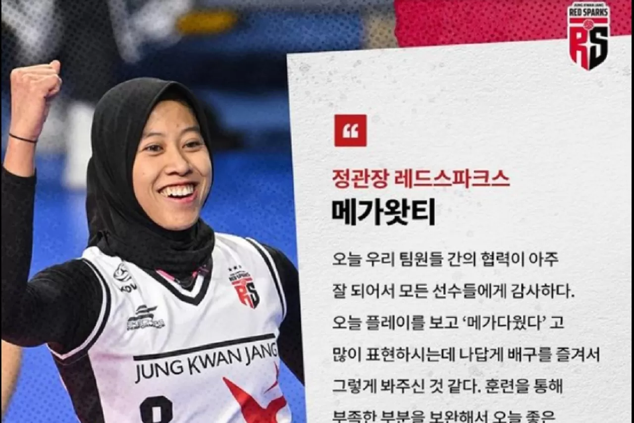 Top Skor Liga Voli Putri Korea Terbaru, Kamis 18 Januari 2024: Megawati Naik Peringkat, Lewati 500 Poin