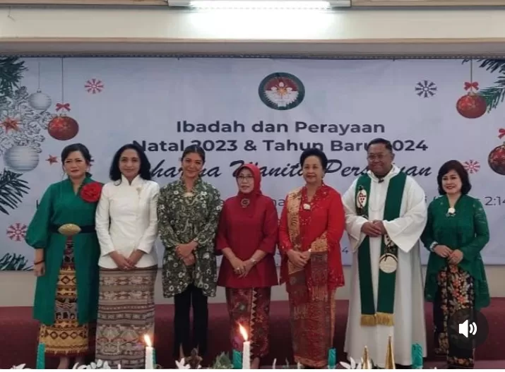 Ibadah dan Perayaan Natal 2023 Dharma Wanita Persatuan: Jadilah Perempuan Pembawa Pesan Perdamaian