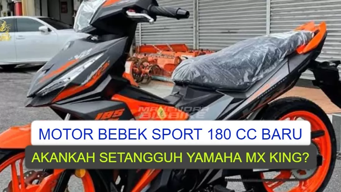 Hadir Kembali! Motor Bebek Sport 185 CC SYM VF3i Punya Desain Super Gahar dengan Teknologi yang Canggih: Siap Gantikan Yamaha MX King?