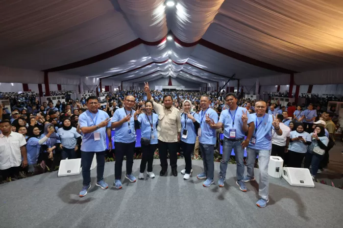 Prabowo: Kita akan lanjutkan semua programnya Pak Jokowi yang juga berpihak pada koperasi, untuk bangun masa depan Indonesia maju