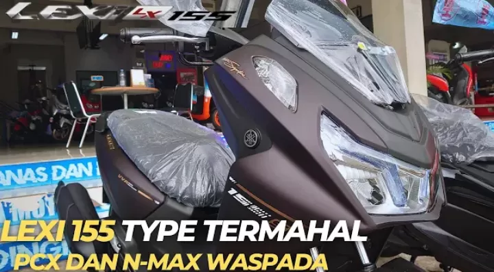 Yamaha Lexi 155 Type Termahal Sudah Hadir, Joknya Masih Tertempel Plastik, Torsinya Lebih Besar Ternyata dari Yamaha NMax