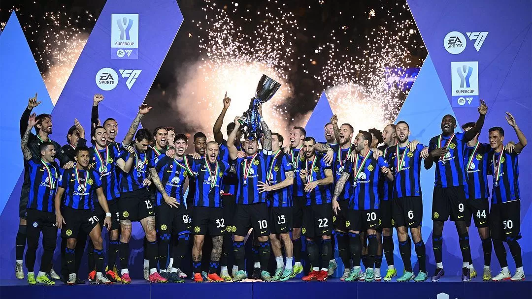 Inter Milan Juara Piala Super Italia 2023, Kalahkan Napoli Lewat Gol Tunggal Lautaro Martinez