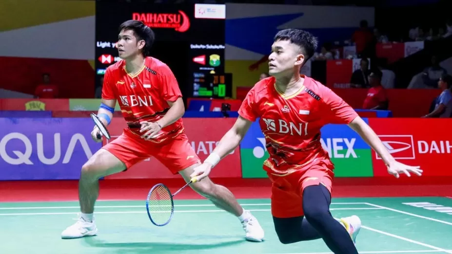 Ganda Putra Leo/Daniel Menang Straight Game di Indonesia Master 2024