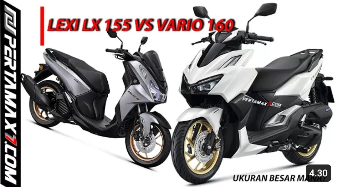 Perbandingan Detail Honda Vario 160 dan Yamaha Lexi LX 155: Siapa Motor Matic 155-160 cc Terbaik di Awal 2024?