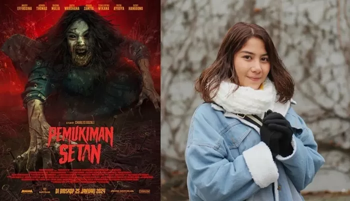 Film Pemukiman Setan Mulai Tayang, Saat Pemeran Cantik Adinda Thomas Menjadi Sosok Hantu yang Mengerikan, Simak!