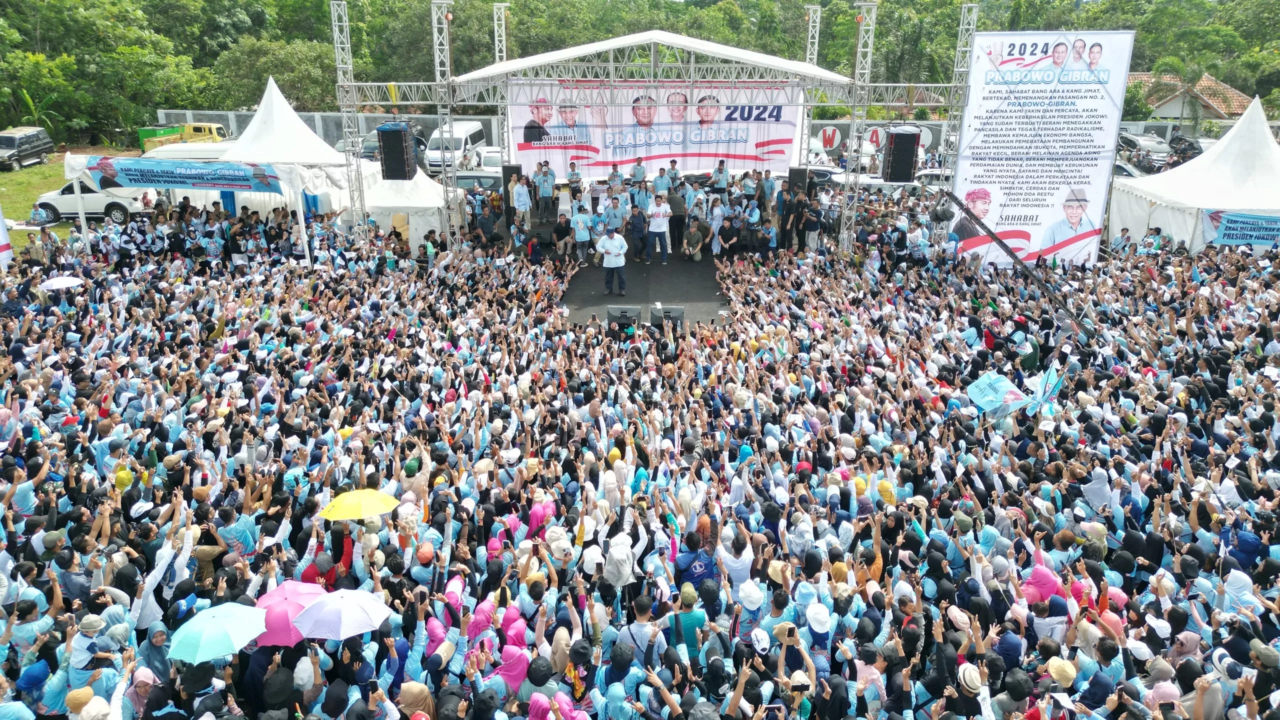 Prabowo Subianto Sapa Puluhan Ribu Warga Subang, Sampaikan Komitmen Perjuangan untuk Rakyat