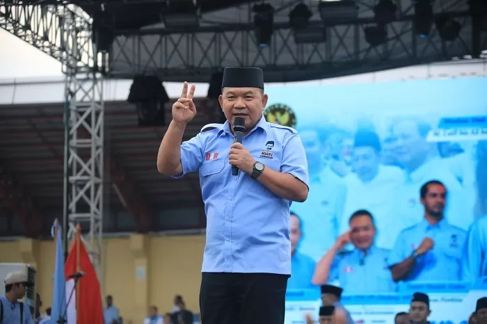 Mantan KSAD Dudung Abdurachman Dukung Prabowo, Hadir Kampanye di Serang Banten