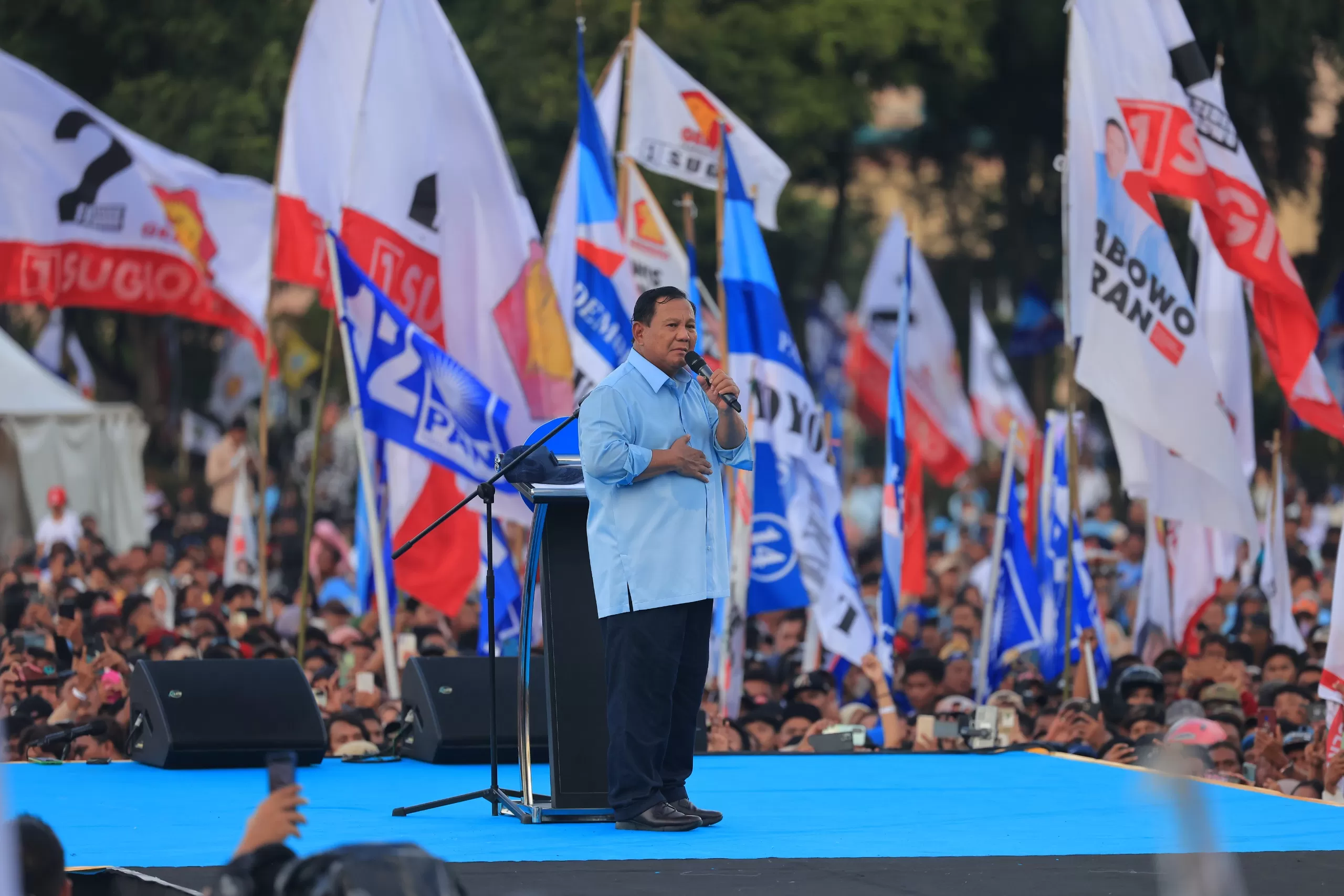 Prabowo Bangga dengan Koalisinya yang Berisi Putra dan Putri Terbaik Indonesia