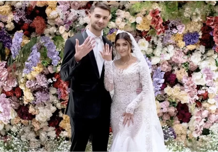 Pernikahan Bahagia Sarah Keihl dan Kilian Potter, Maskawin 13.000 Euro Diberikan dalam Prosesi Akad Nikah