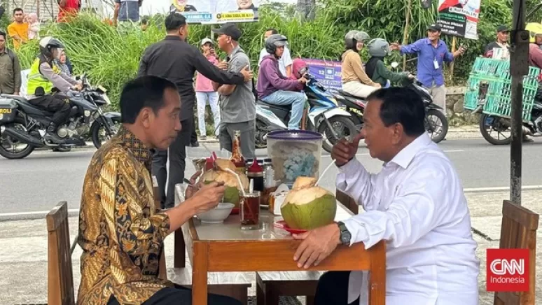 Jokowi Makan Bakso Bareng Prabowo? Apa yang Dibicarakan?
