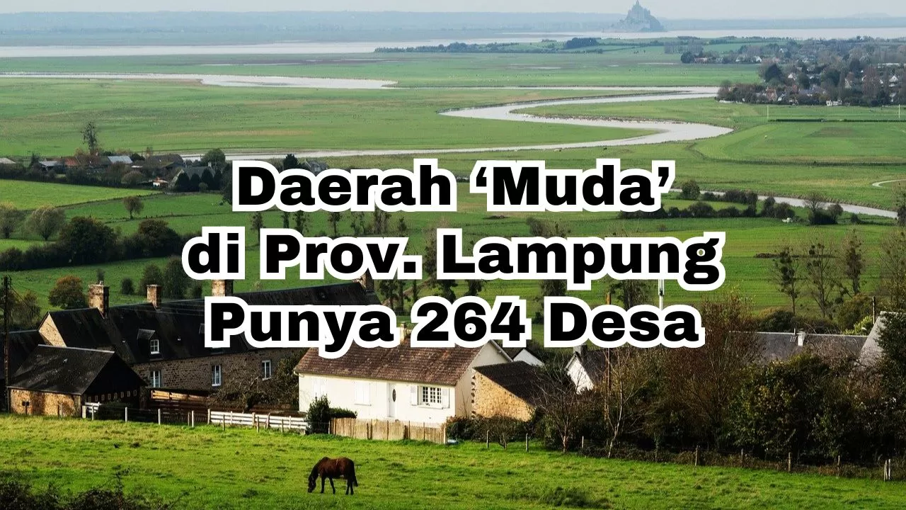 Punya 24 Kecamatan dan 264 Desa, Daerah Muda di Lampung Seluas 5.325,03 Km2 Ini Ternyata Hasil Pemekaran Kabupaten...