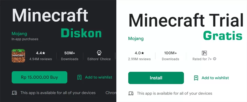 Cara Download Minecraft di Android dan iOS Cuma 15 Ribu, Bisa Diunduh Lewat Play Store