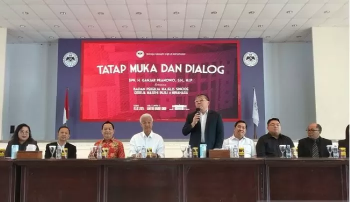 Tatap Muka dengan Sinode GMIM di Sulut, Jika Terpilih Ganjar Diminta Perhatikan soal Toleransi Antarumat Beragama