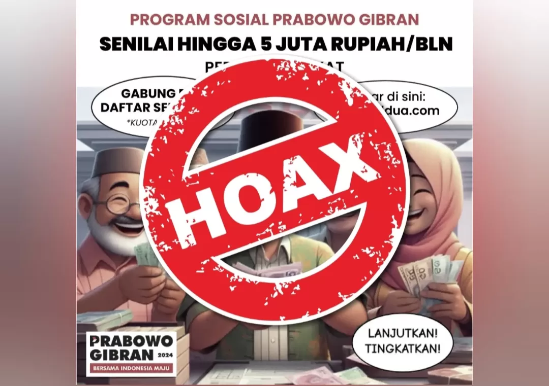 Fitnah dan Hoaks ke Prabowo Gibran Makin Banyak, Masyarakat Diminta Berhati-hati