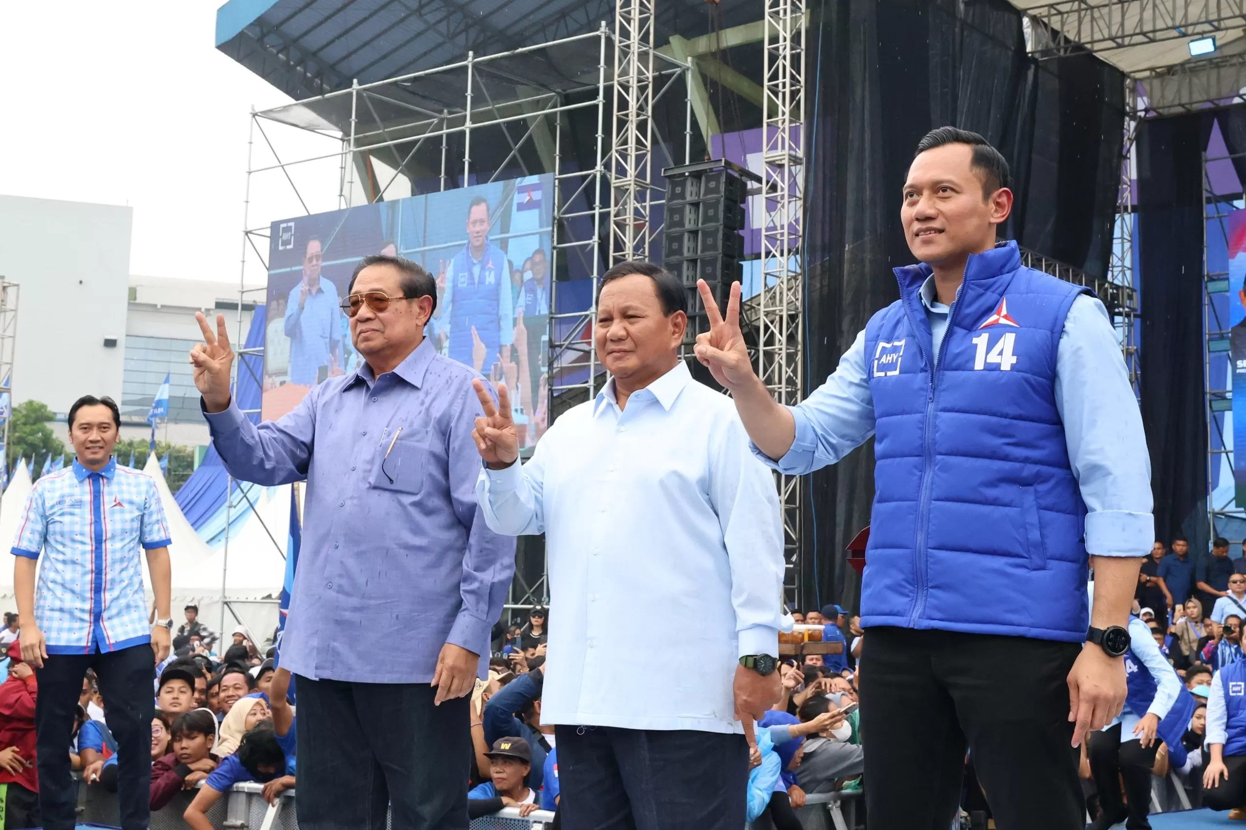 Acara Demokrat di Malang, Prabowo Subianto Menilai AHY Sebagai Aset Bangsa