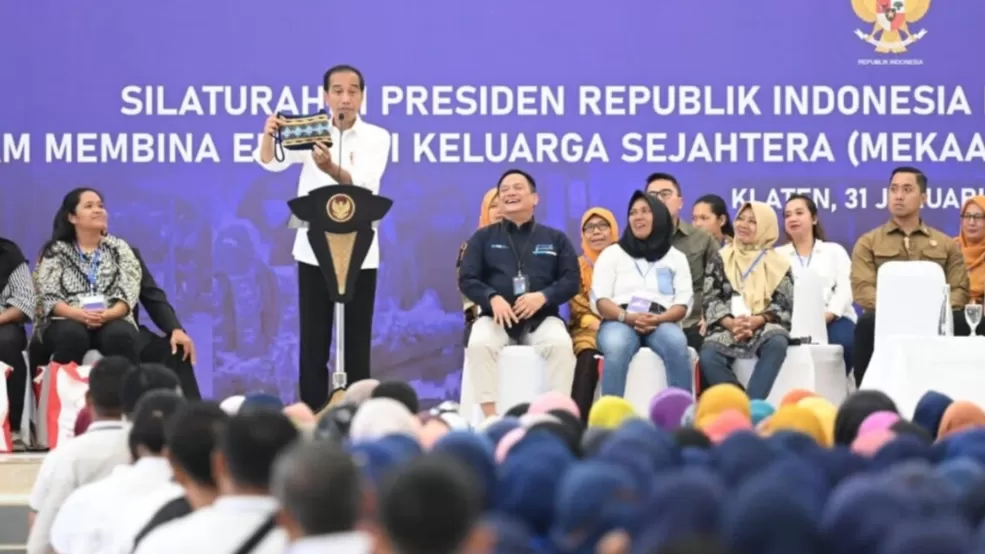 15,2 Nasabah PNM Mekaar Bisa Naik Kelas, Presiden Jokowi : Optimis