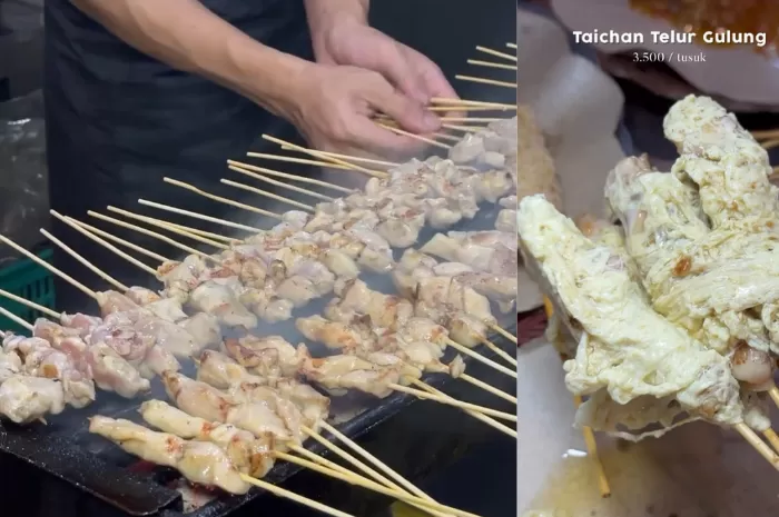 WAH! Ini Dia Sate Taichan Telur Gulung Viral dan Enak di Jakarta, Rekomendasi Kuliner Malam yang Wajib Dicoba
