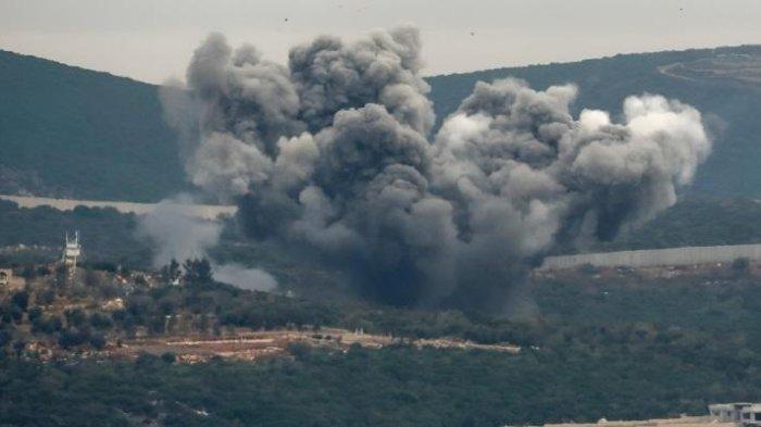 Pangkalan Kendali Udara Meron dan Barak Pranit di Galilea Israel Dihujani Roket dan Rudal Hizbullah