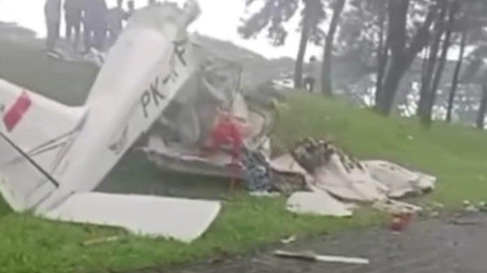 Pesawat yang Jatuh di Serpong Dilaporkan Hilang Kontak Pukul 13.43 WIB