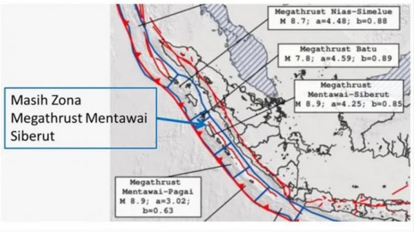 Peringatan BMKG: Gempa Megathrust Mentawai-Siberut Tinggal Menunggu Waktu, Bisa Capai M 8.9